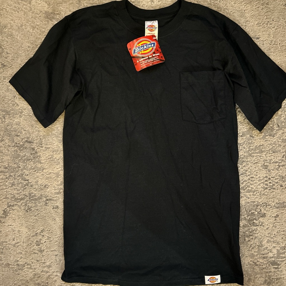 Dickies Black Short Sleeve Pocket Tee